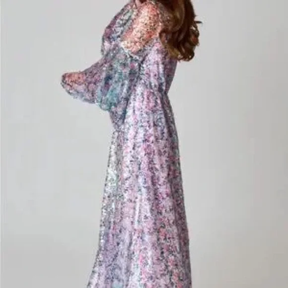 Buddy Love | Colette Long Sleeved Maxi Dress - Flash | Small - Picture 3 of 11